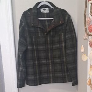 Vintage John Wayne Snap Button Fleece Pullover